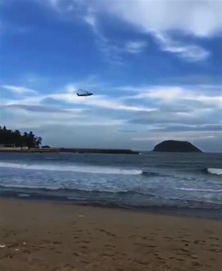 福建漳州17人海边溺水10人死亡，目击者：有船只和直升机在搜救