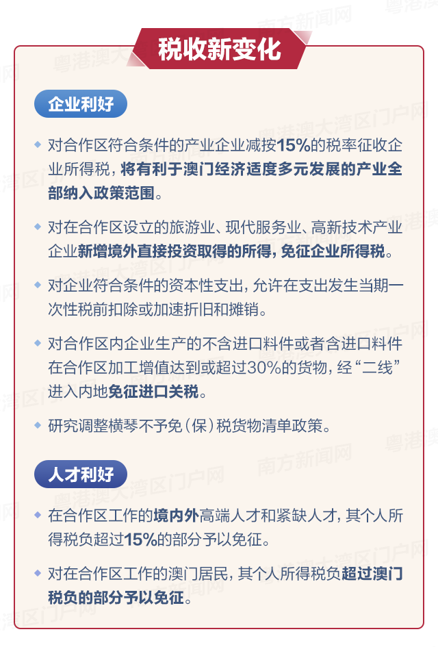 「视频详解」横琴粤澳深度合作区税收新变化