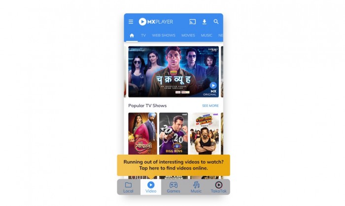 印度MX Player播放器下载量突破10亿次-第1张图片-IT新视野
