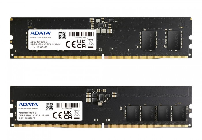 威刚推出DDR5-4800内存模组 迎接英特尔12代Alder Lake桌面平台