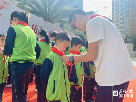 盘龙区桃源小学举行“争做新时代好队员”(图7)