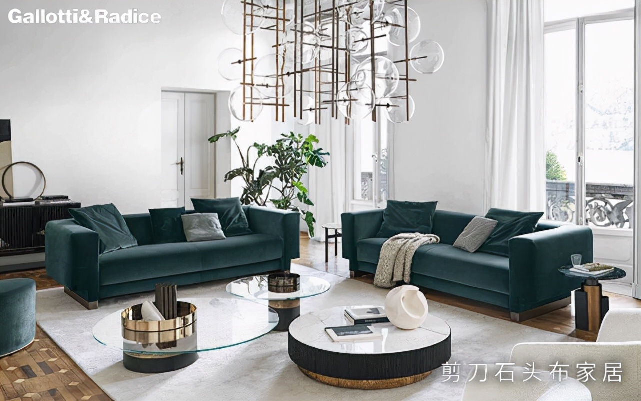 豪宅軟裝搭配，設計師都在用的沙發，Gallotti Radice藝術家具