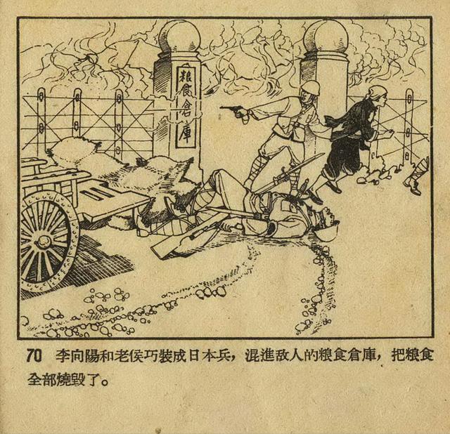 1956年老版《平原游击队》姬寿彭绘画