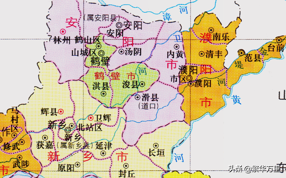 河南省的区划调整，17个地级市之一，鹤壁市为何有2个县？