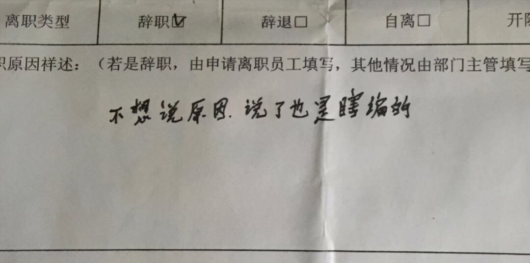 因为老板不听话，所以我不想干了，00后的“嚣张”辞职报告火了