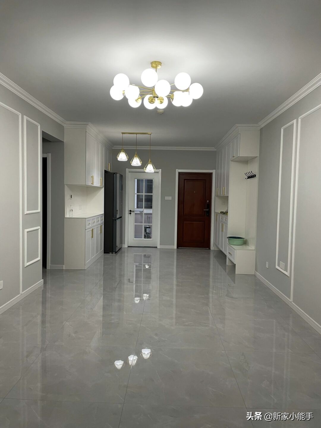 不懂裝潢別亂來，看她家新房，全屋網紅色，還沒家具就很漂亮了