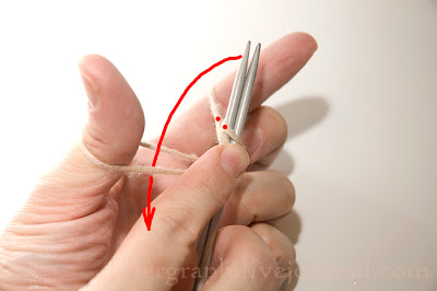 织围巾怎么起针