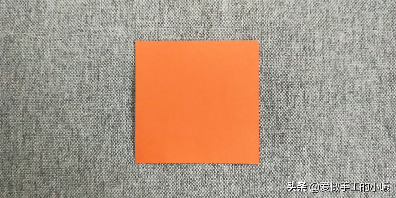 折纸教程：国庆节到了，折个立体星星做装饰，简单又好看