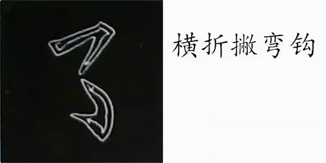 柳公权楷书基本笔画的写法