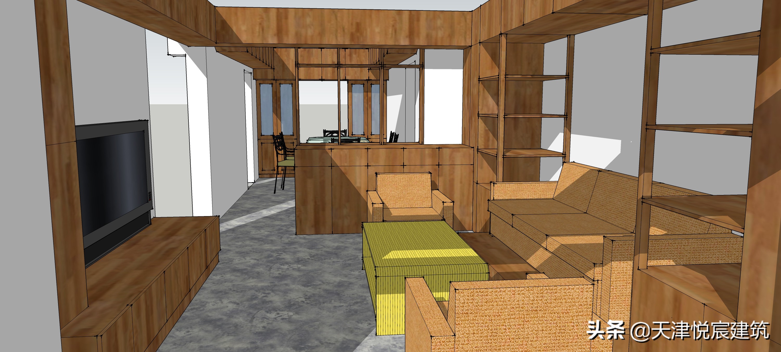 现代客厅中如何打造中式空间