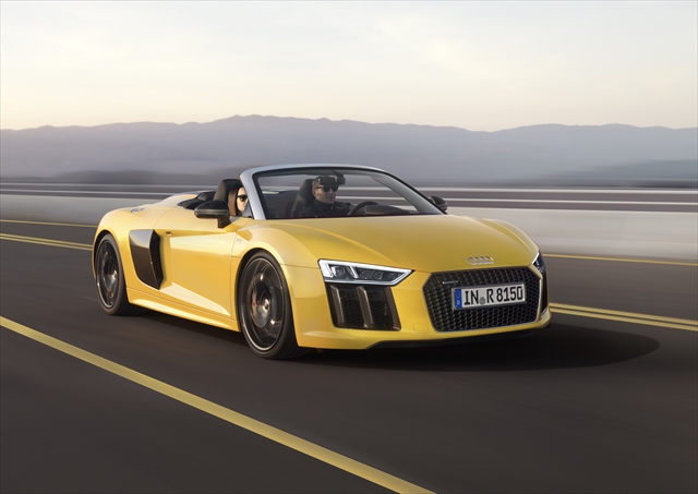 「奥迪」全新“奥迪R8 Spider”售价为155万的敞篷跑车喜欢吗？