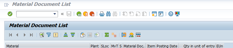 SAP MM 不常用事务代码之MB59