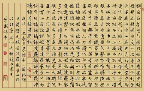 心经译文菠萝菠萝蜜多心经译文