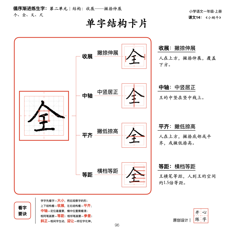 你真的会写一吗？21天练好一年级300个生字，第4天
