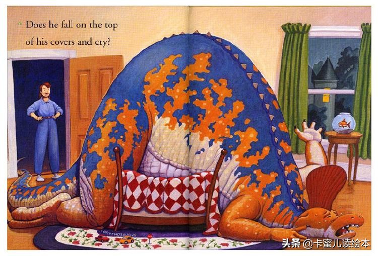 英文有声绘本《How Do Dinosaurs Say Good Night》恐龙怎样晚安