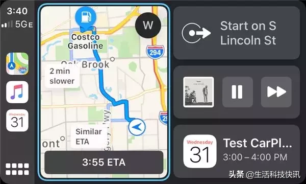 苹果iOS 13 CarPlay详解：全新UI设计 独立App视图