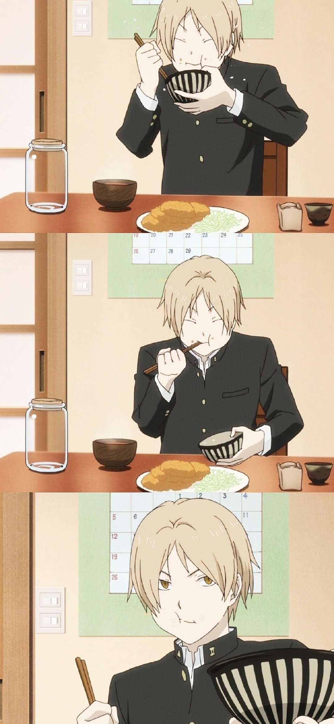 夏目友人帐拼接壁纸_夏目友人帐三宫格壁纸高清-上犹电脑信息网