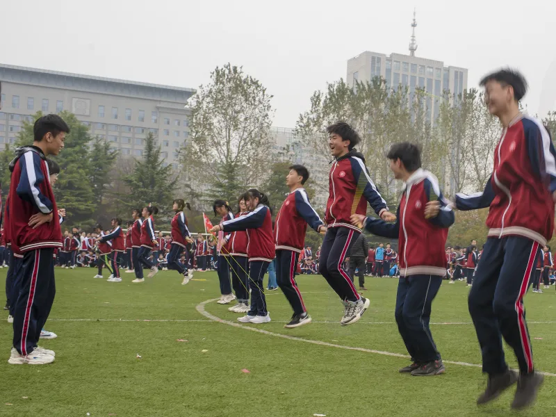 昌邑市文山中学体育节：沙场点兵气势壮(图28)