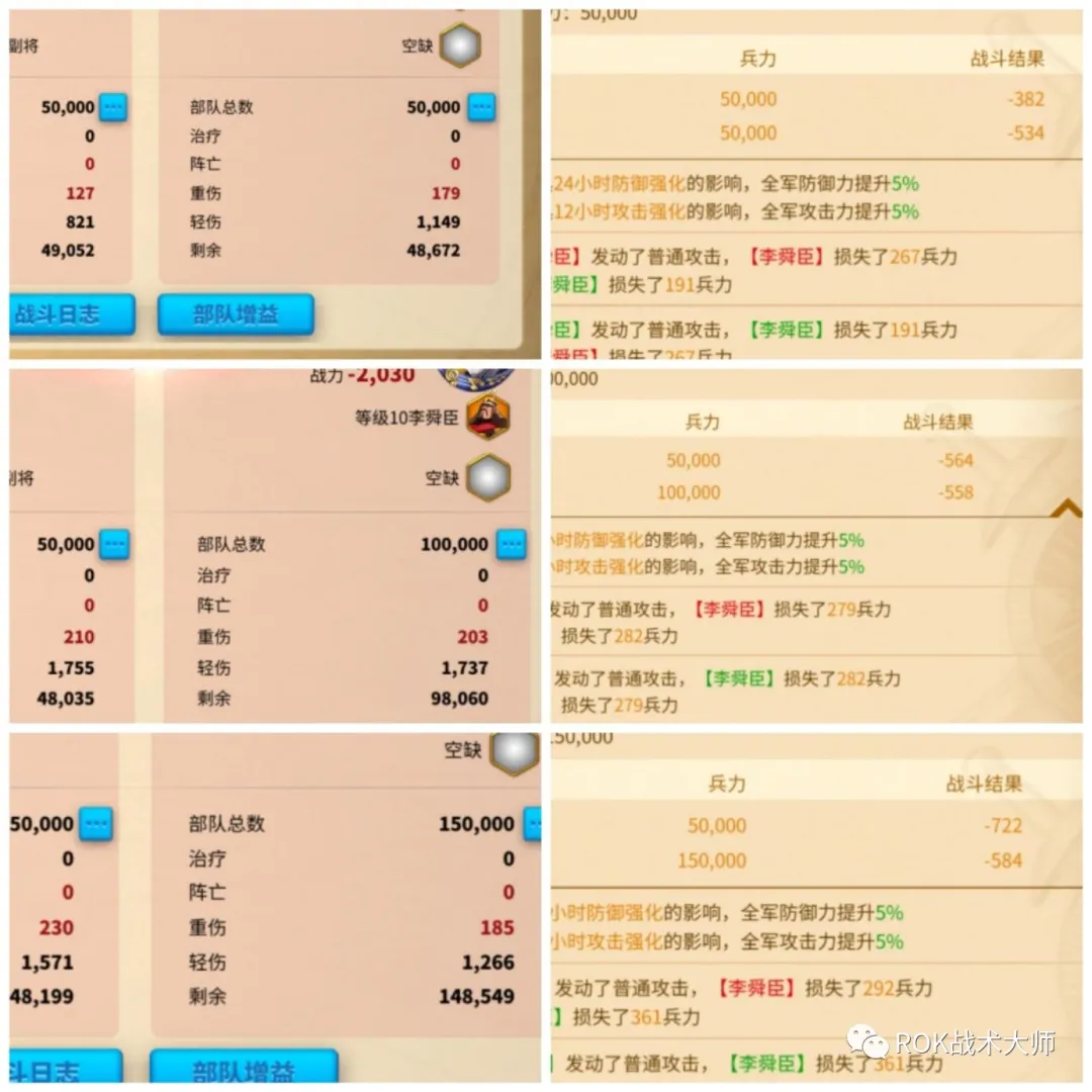 万国觉醒丨自身兵力对受到伤害的影响