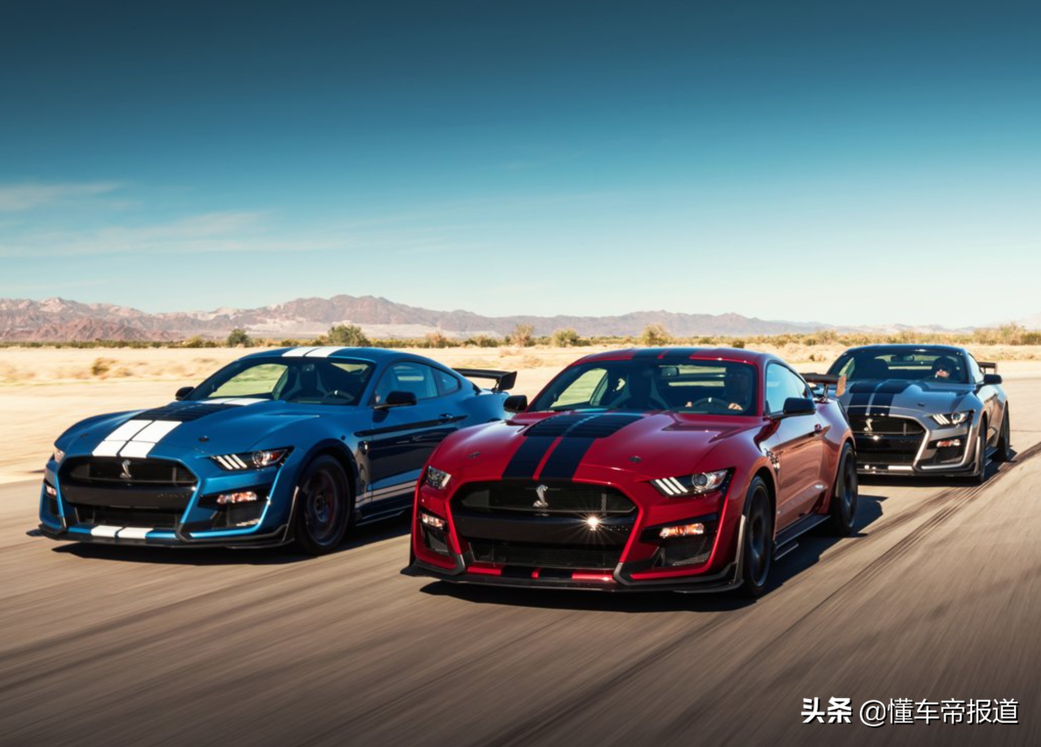 新车 </p><p>　　 史上最强野马？100万元起，福特Mustang Shelby GT500海外上市