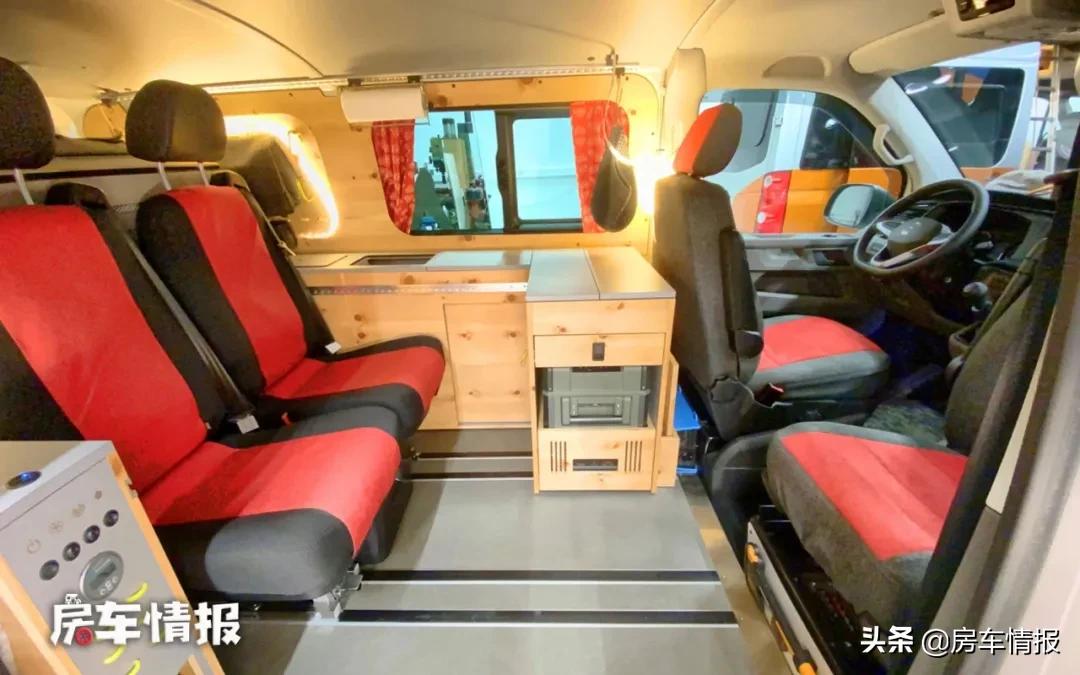 全新大众T6房车，2.0T+全时四驱，车高不到2米城里也能开