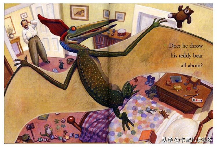 英文有声绘本《How Do Dinosaurs Say Good Night》恐龙怎样晚安