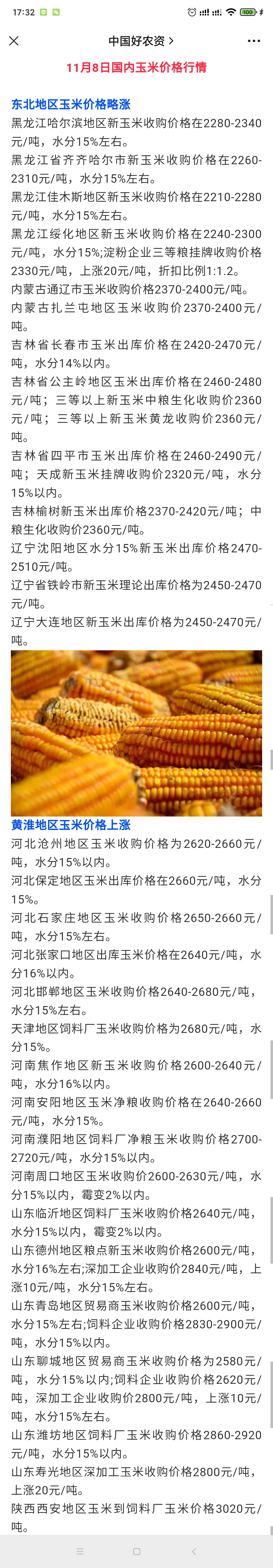 现在玉米市场价多少钱一斤，10月份玉米多少钱？