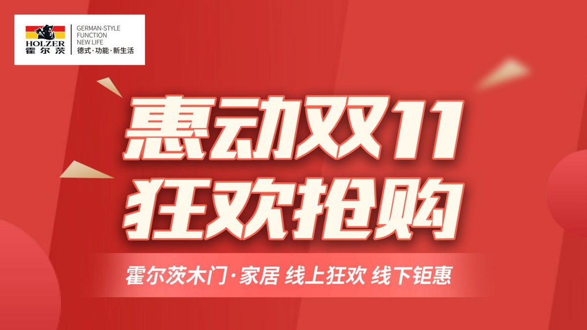 惠動雙十一，霍爾茨拒絕套路狂歡讓利