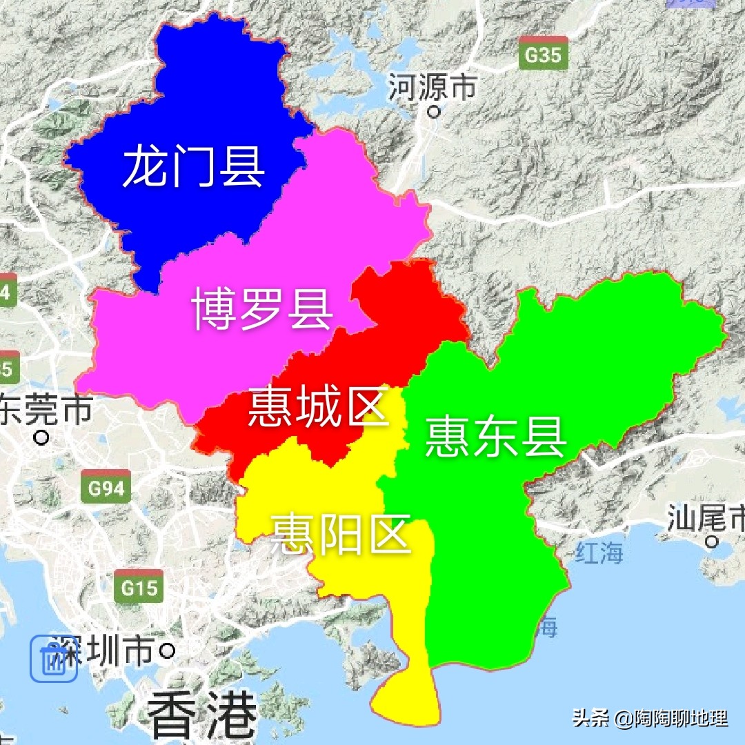 惠州市属于哪个省图片