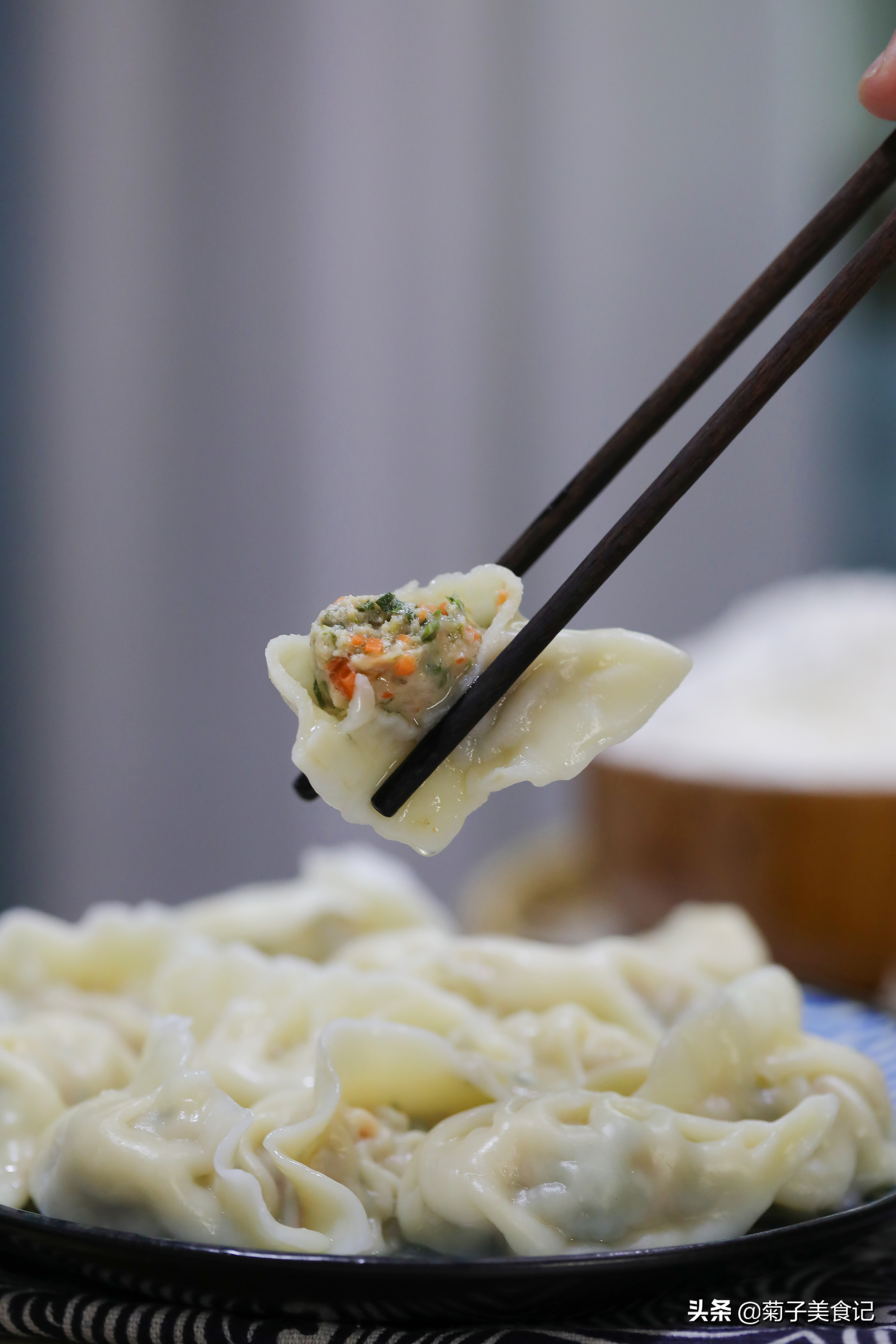 野生荠菜饺子馅的美味做法