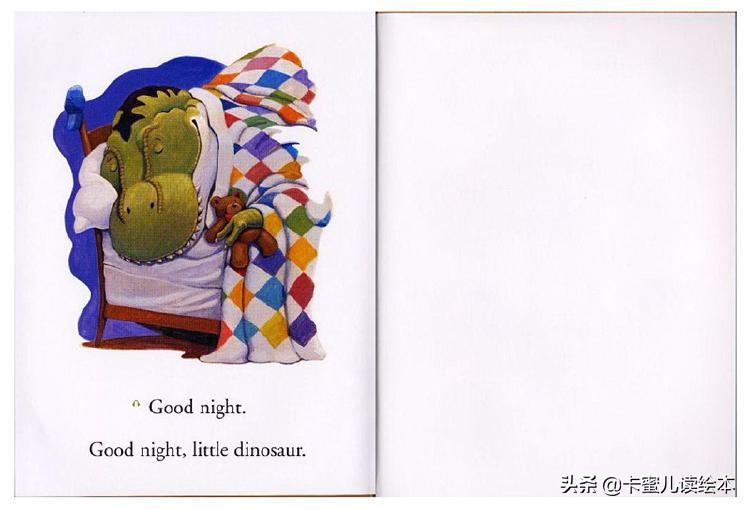 英文有声绘本《How Do Dinosaurs Say Good Night》恐龙怎样晚安