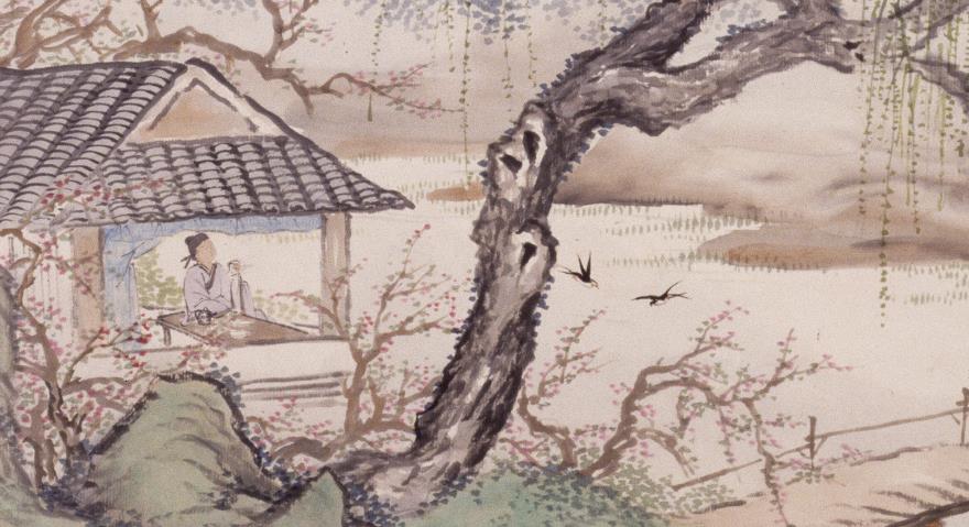 同样写他乡遇故知 王绩用了120字却王维只用20个字