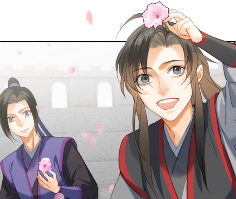 《魔道祖师》漫画，羡羡秒换装，百凤山“蓝姑娘”来了