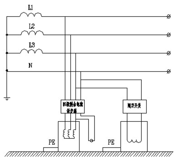 剩余电流保护器接线图片