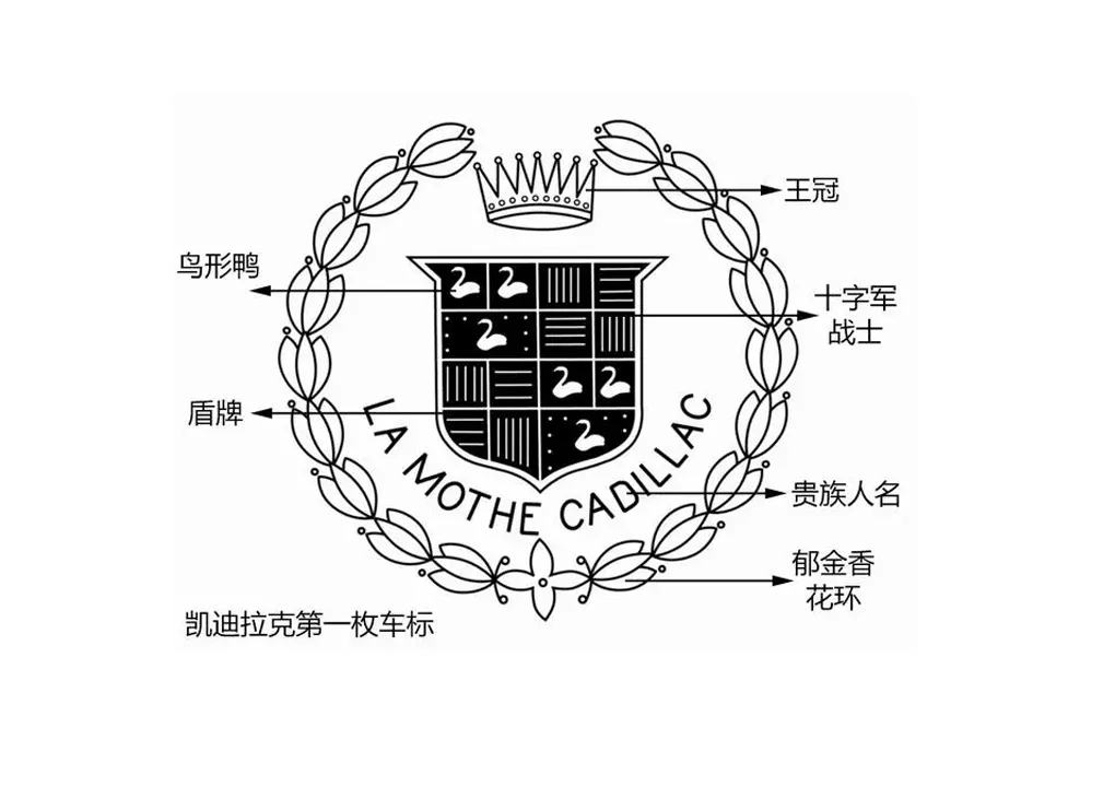 凯迪拉克把logo改为单色，去洗浴还有用吗？