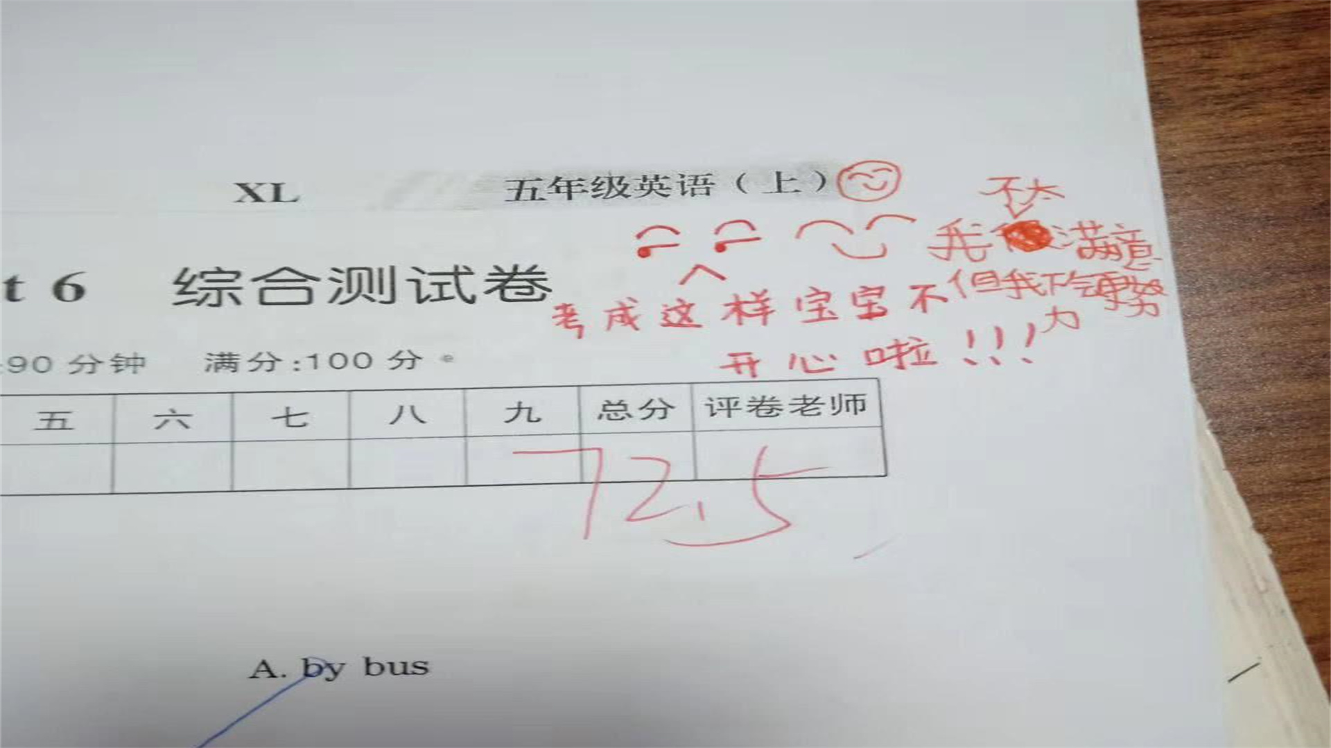 老师改卷批语引起家长不满，教育部回应此事：老师已被惩罚道歉
