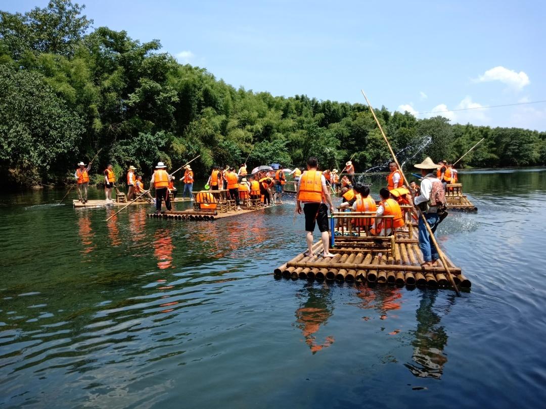 双溪漂流竹筏漂流成人票(含牛车与电瓶车票)