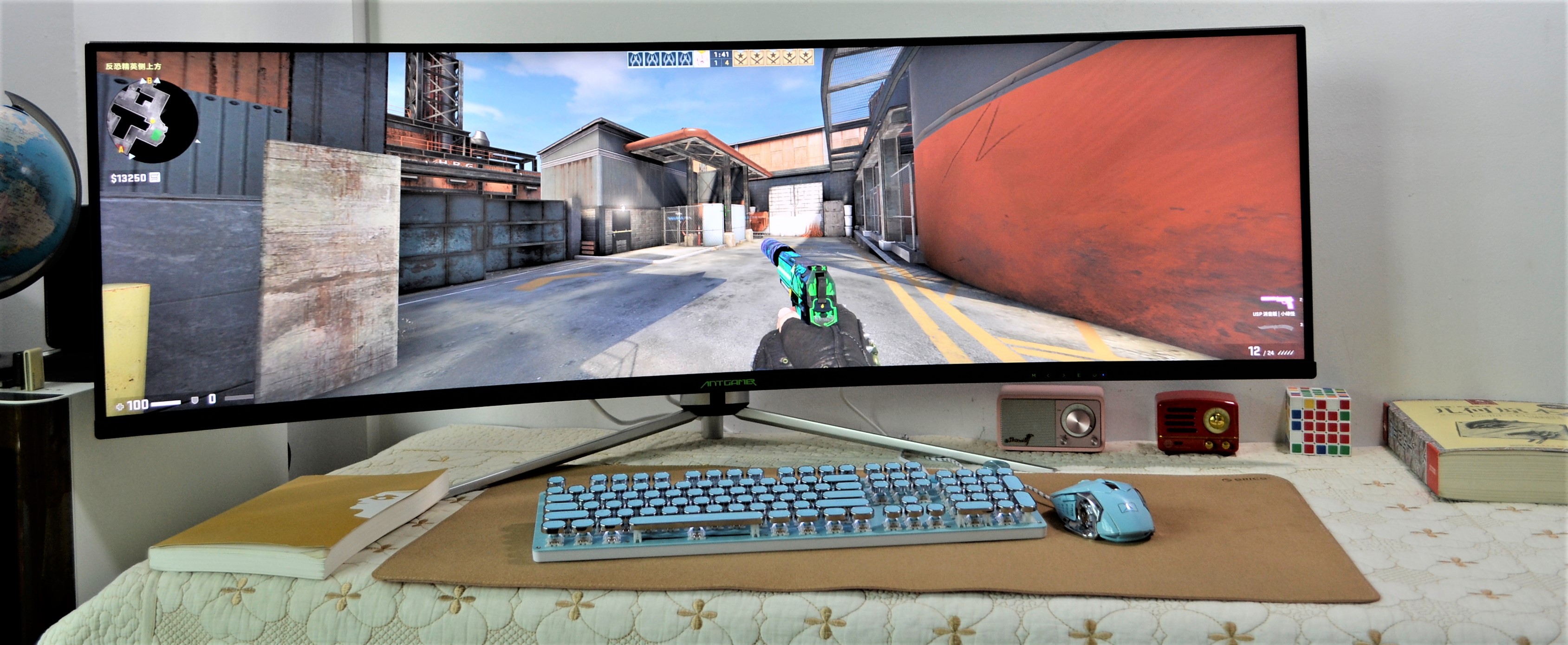 大屏全景时代，49英寸ANT491UC显示器搭配高刷，临场感更足