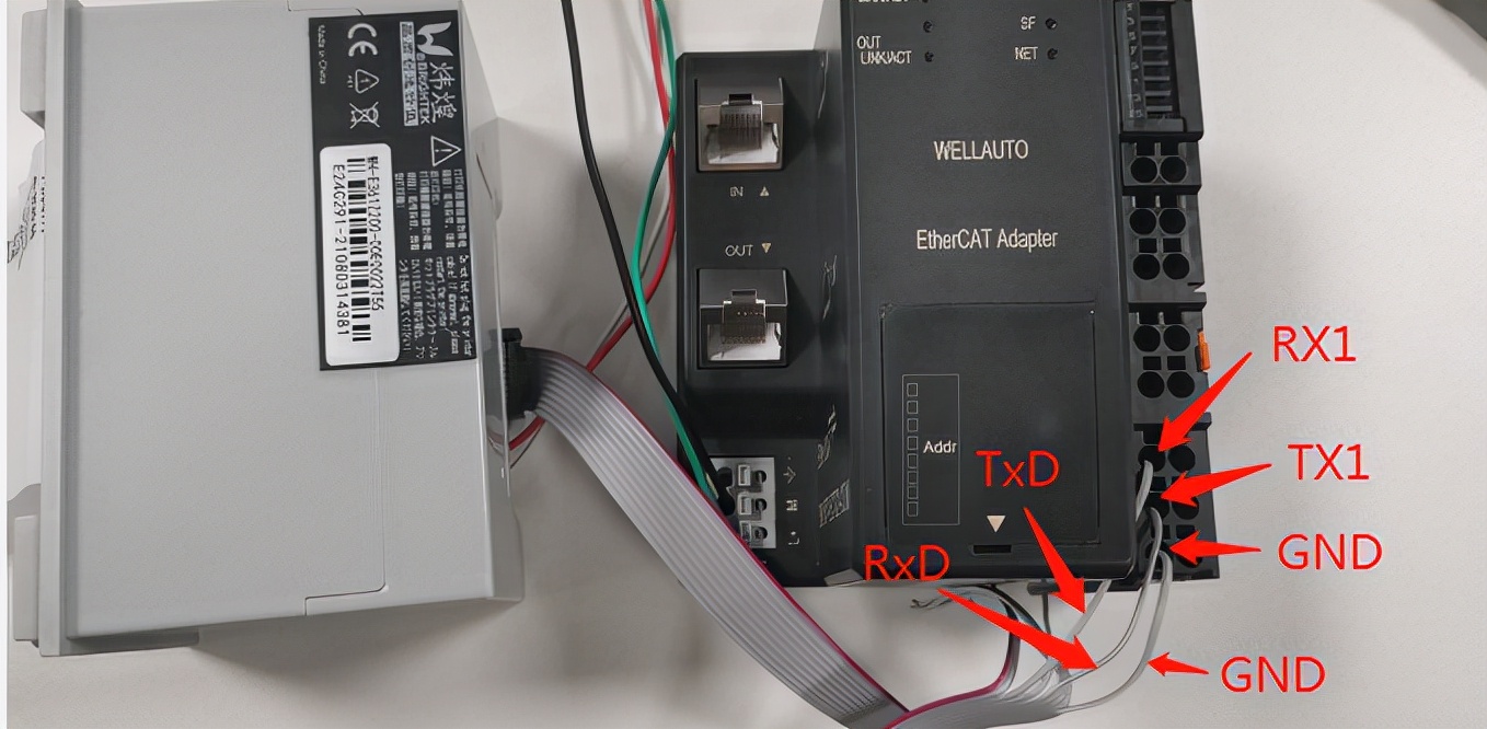 AQ-SM877-ECT-COM实现EtherCAT控制器与串口设备的通讯