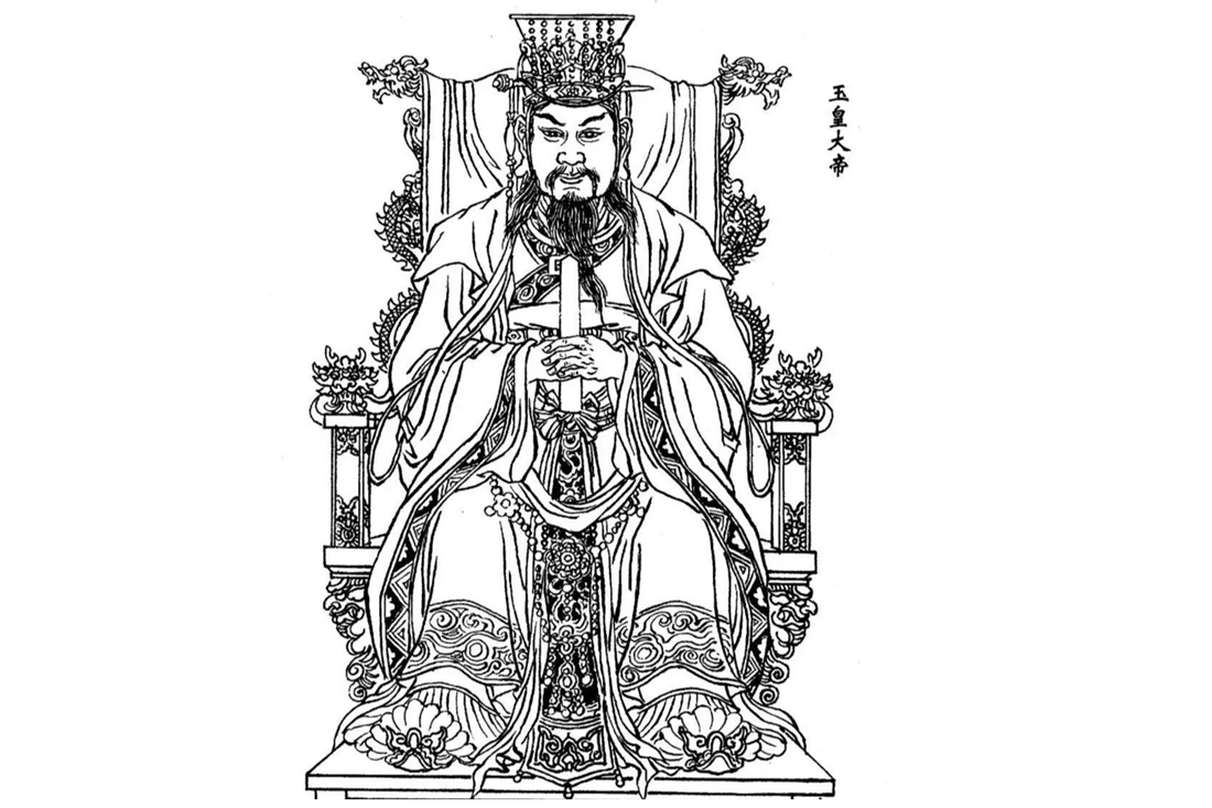 宋真宗时期,玉皇圣号为太上开天执符御历含真体道玉皇大天帝;又到宋