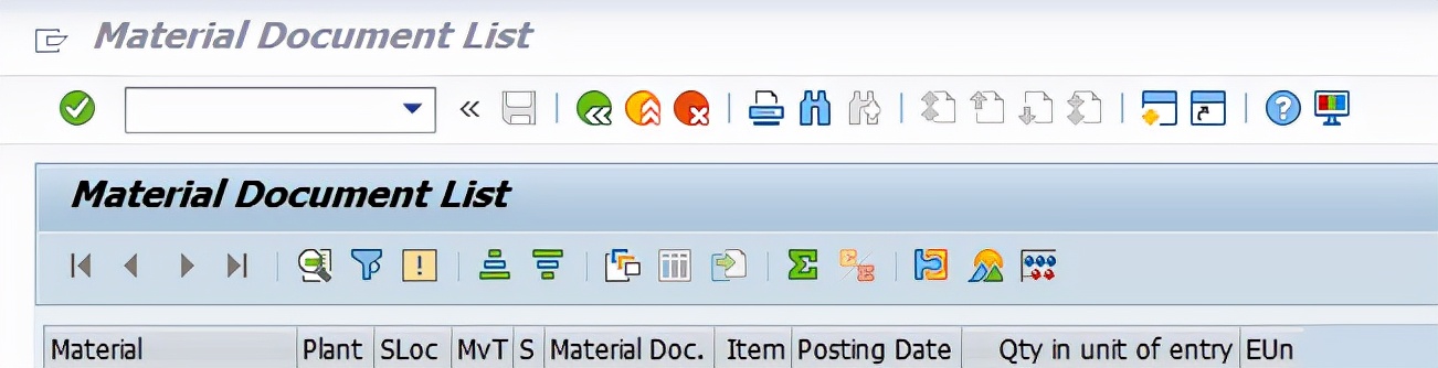 SAP MM 不常用事务代码之MB59