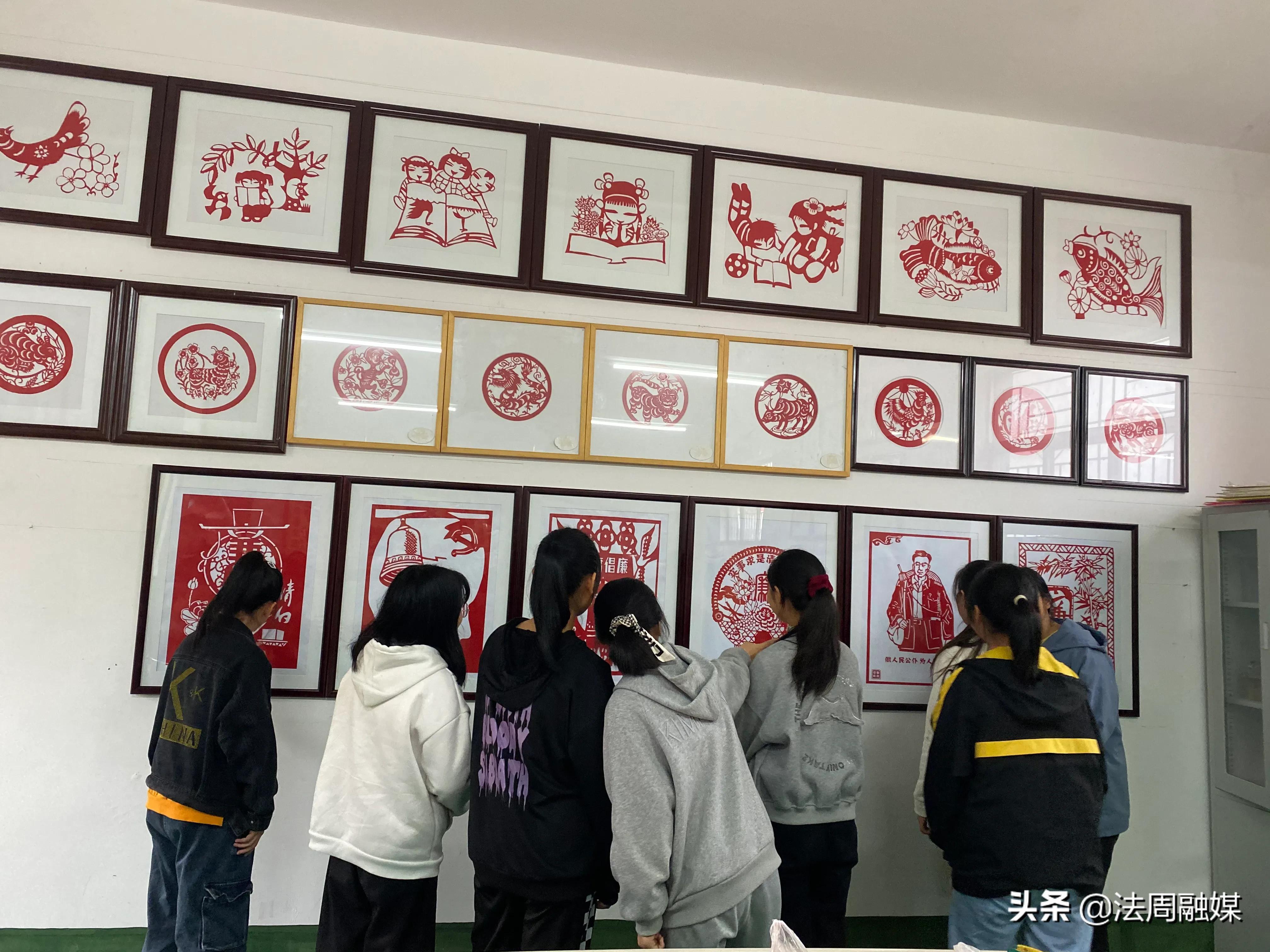 清风沐校园 廉洁育桃李——澧县官垸镇中学举办系列剪纸活动