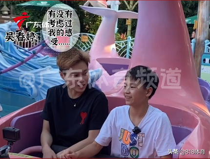宠溺!全红婵谢思埸睁大双眼玩过山车,何教练:他们不是惧怕是训练