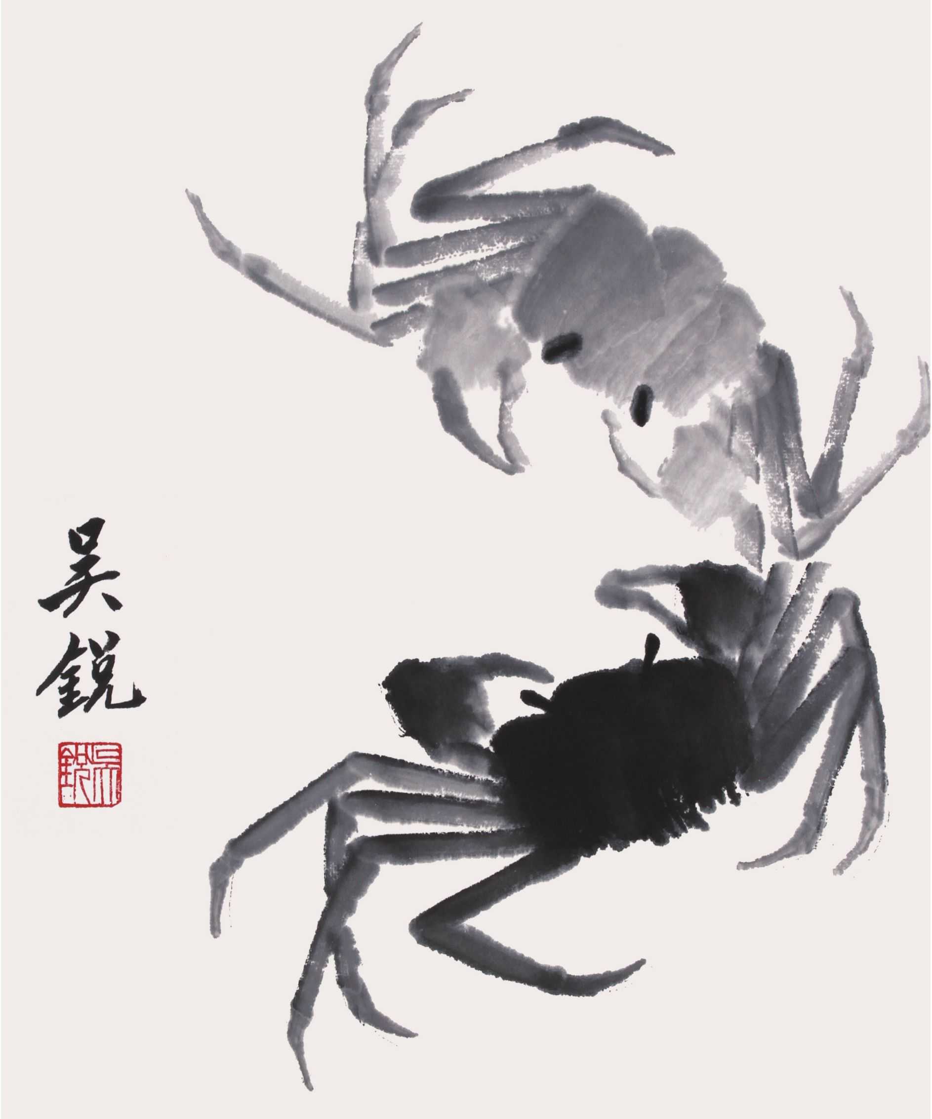 零基础学画螃蟹步骤教程