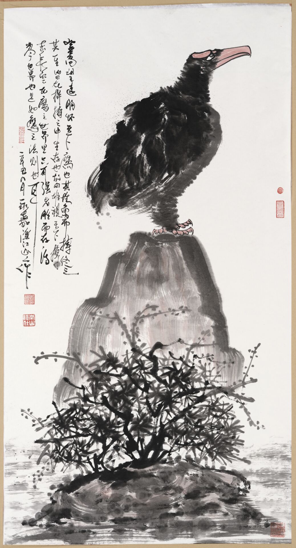 画鹰名家朱祖国与画马大师徐悲鸿：不同的时代，同样的追求-画家-本站