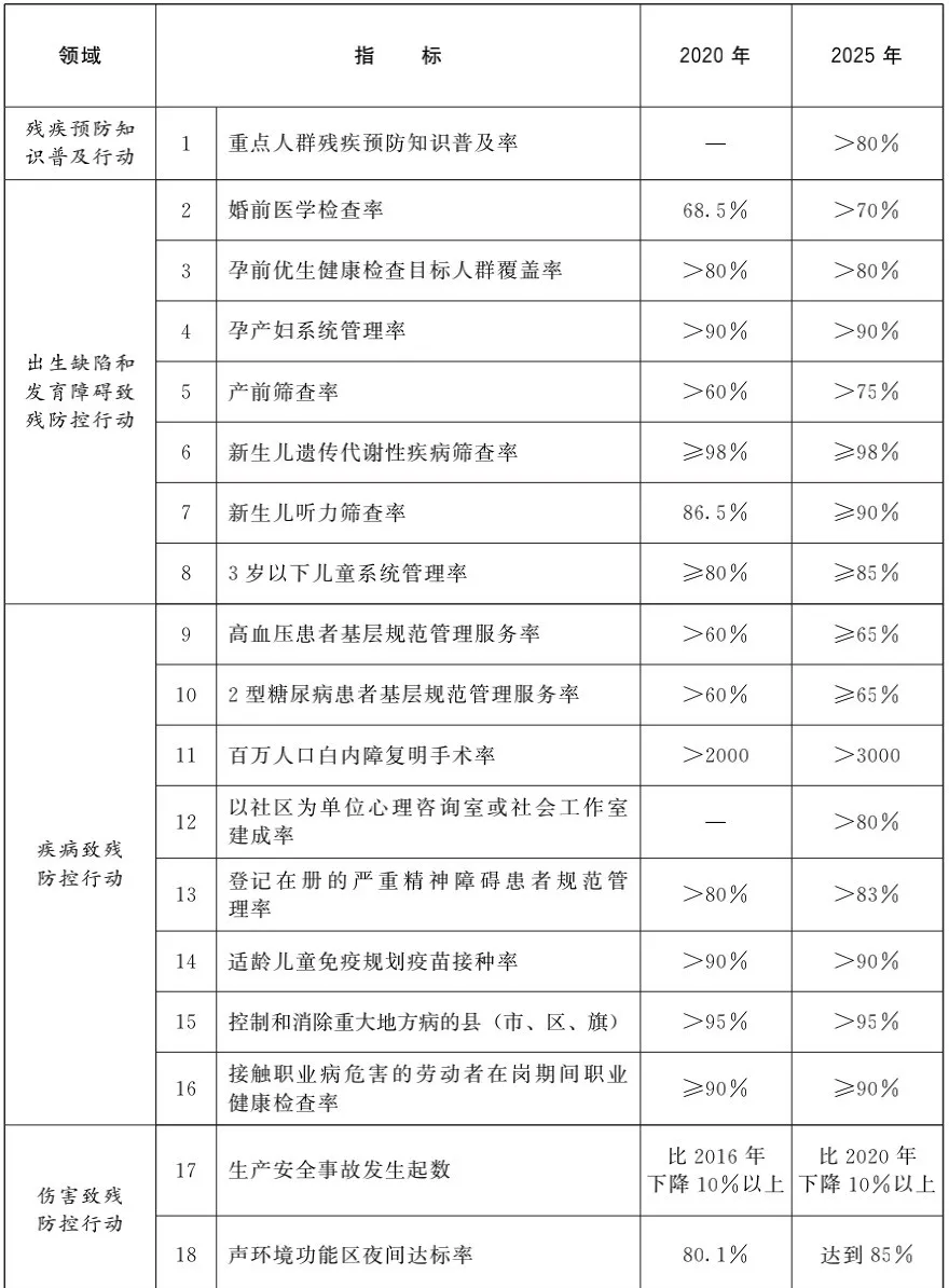 国务院办公厅关于印发国家残疾预防行动计划(2021—2025年)的通知