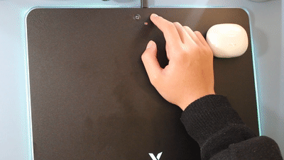 酷炫外设新选择—雷柏V10RGB幻彩背光无线充电游戏鼠标套装