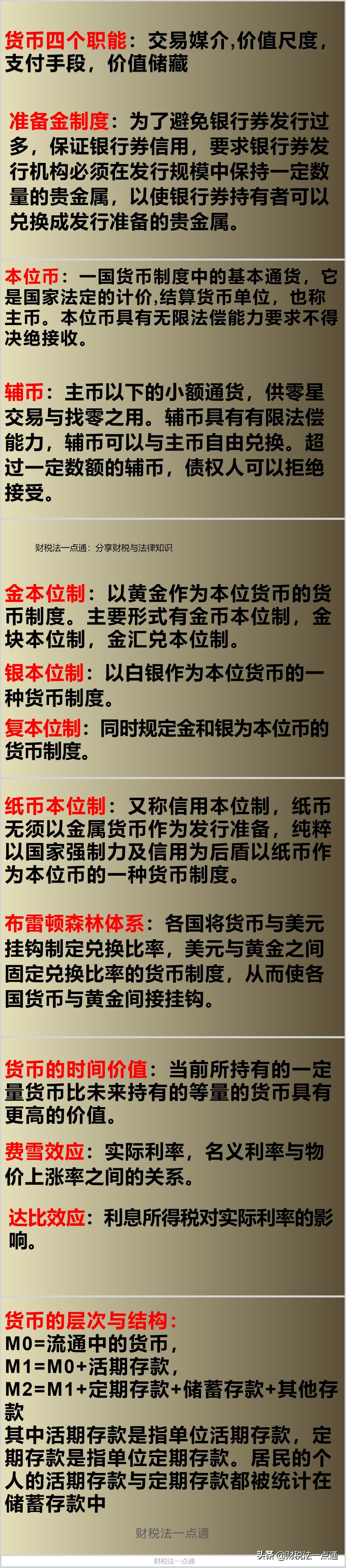 什么是貨幣，M0 M1 M2分別指什么