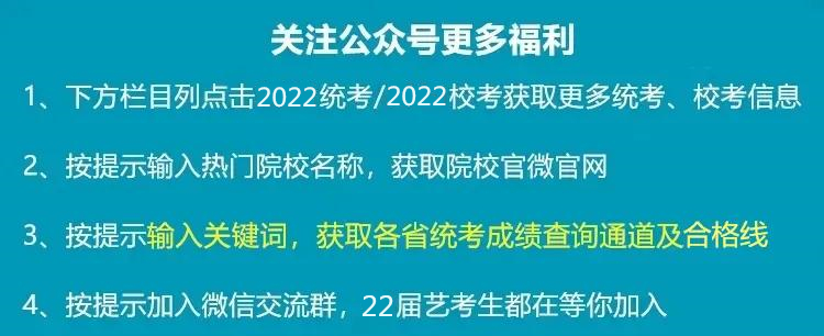 2022年各省承认艺术统考成绩院校已更新！速看承认专业及省份