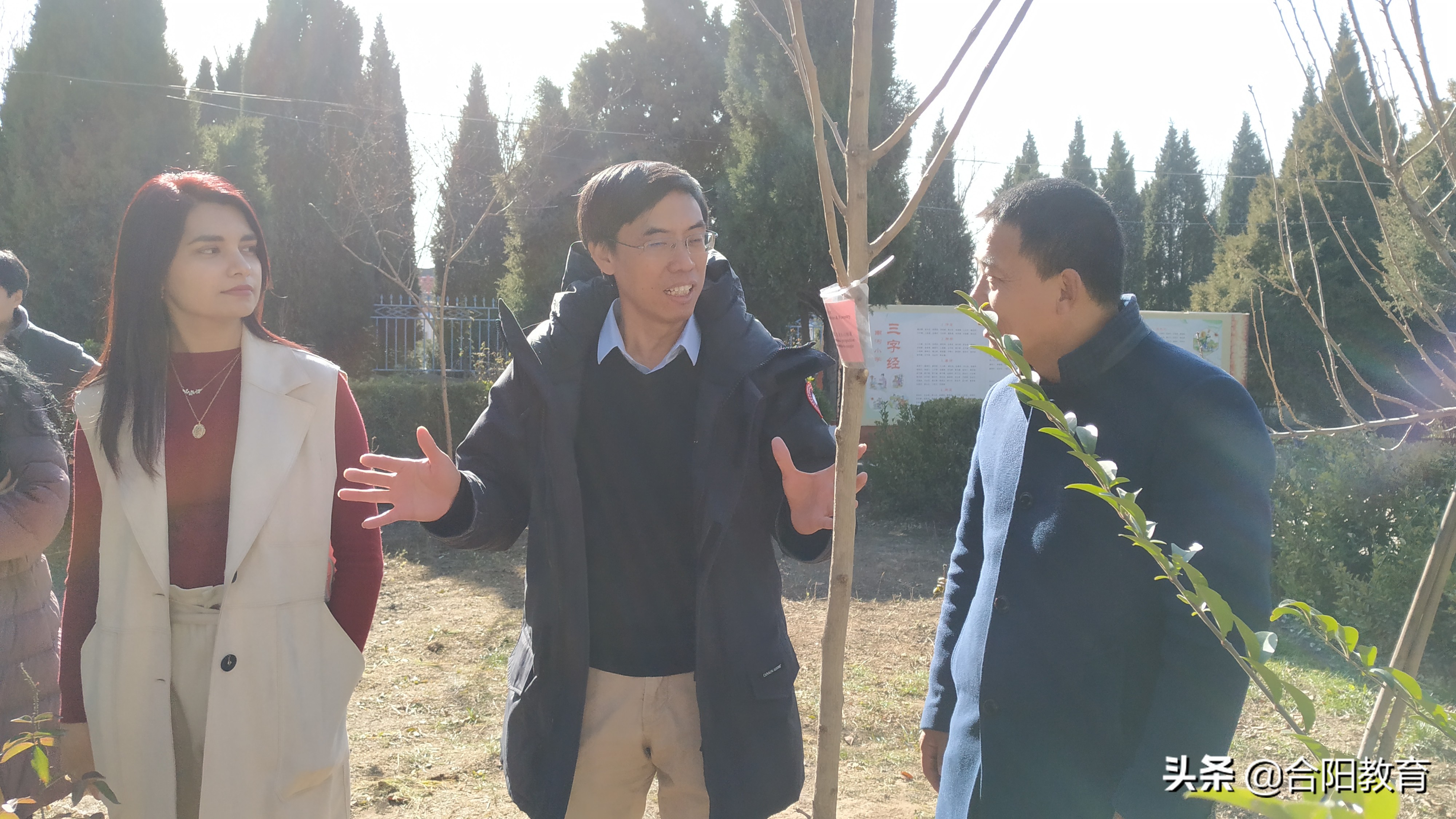 【教育帮扶】西北农林科技大学和陕西中医药大学留学生走进合阳校园
